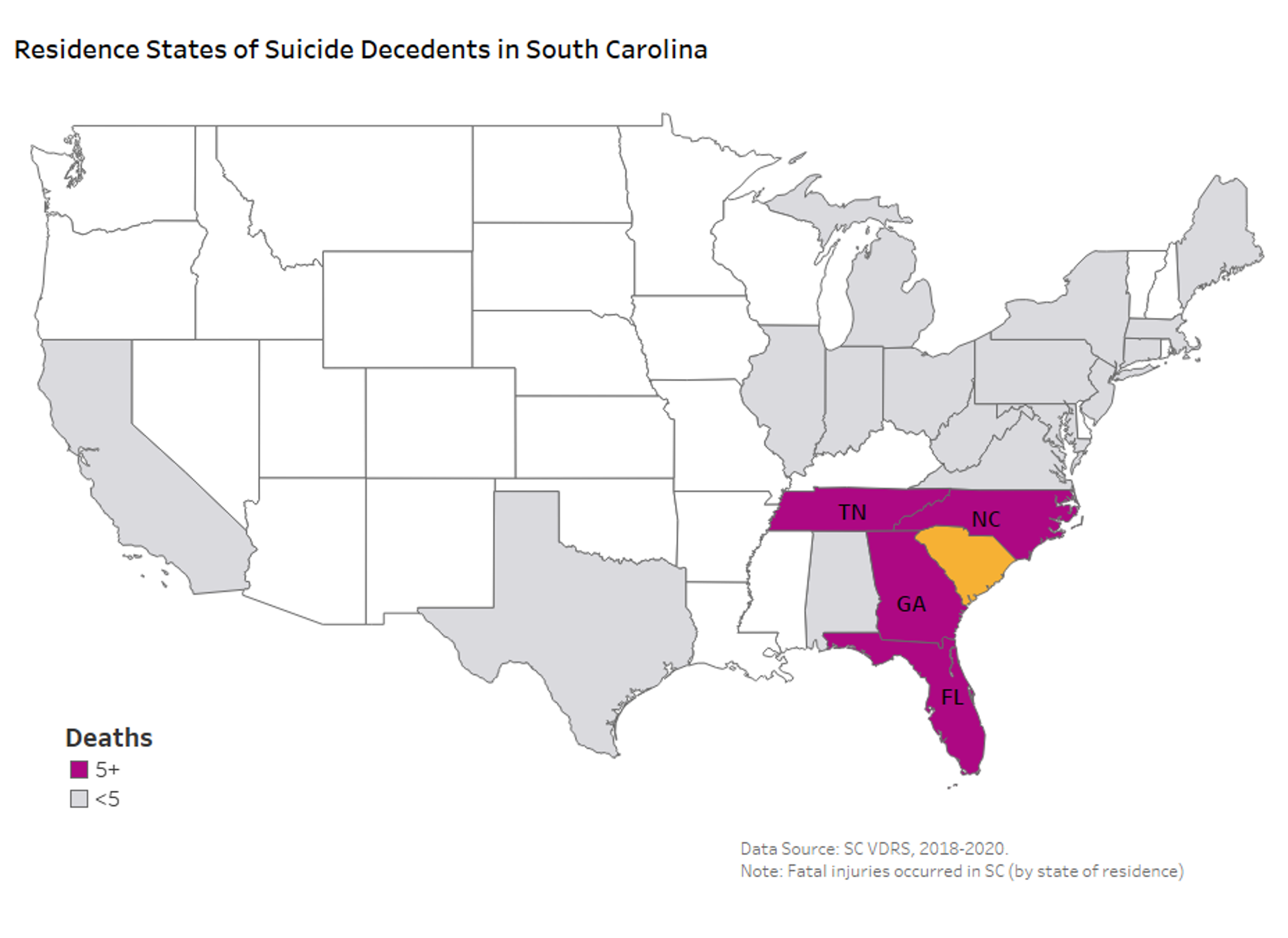 South Carolina Violent Death Reporting System South Carolina